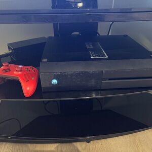 One Console with Red Controller